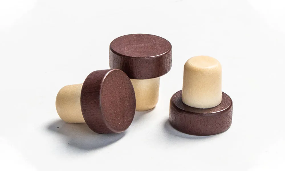 Wooden-cap-synthetic-cork-bottle-stopper7